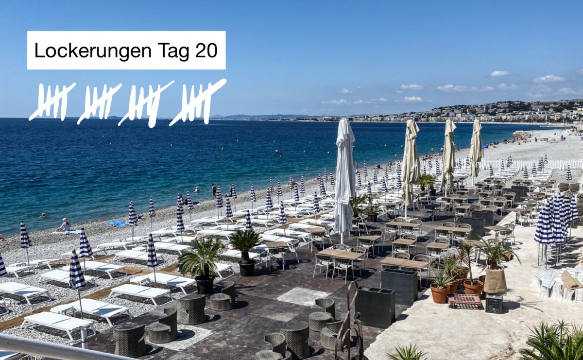 Lockerungen Tag 20